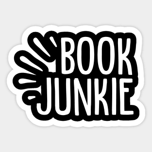 Book Junkie bookish gift Sticker